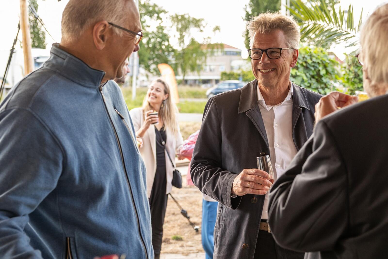Een feest der herkenning, zowel voor oud-wethouder Kees de Jong als huidig wethouder Albert Kerssies