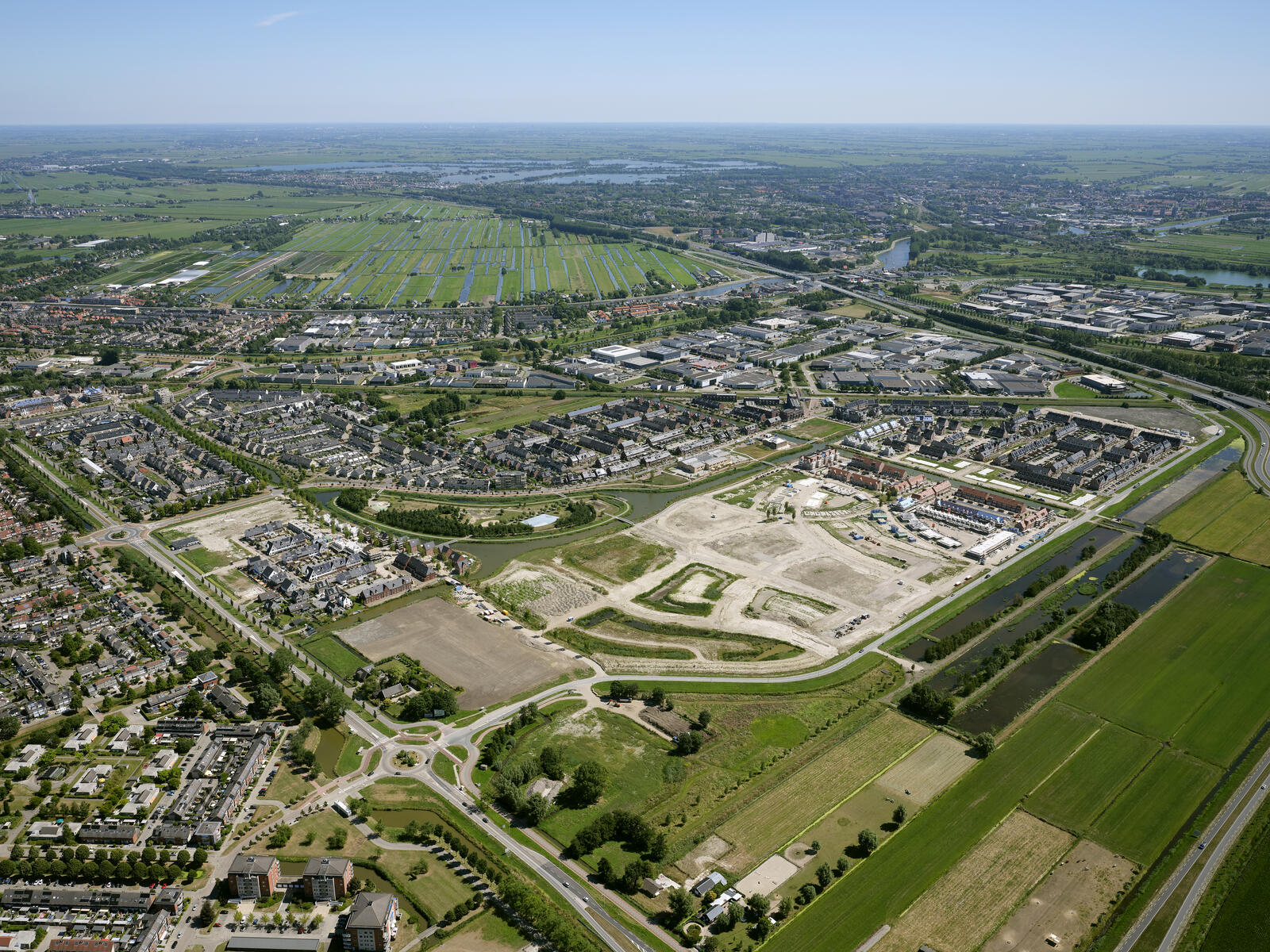 Luchtfoto van Triangel