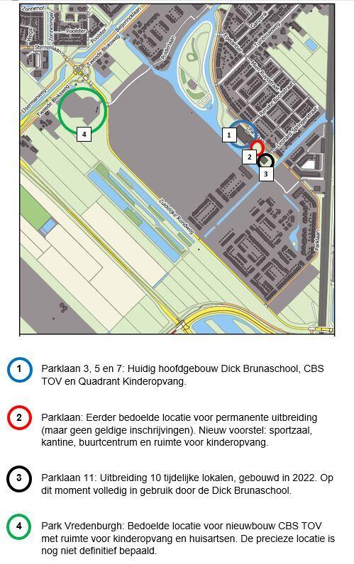 Plan uitbreiding maatschappelijke voorzieningen park triangel