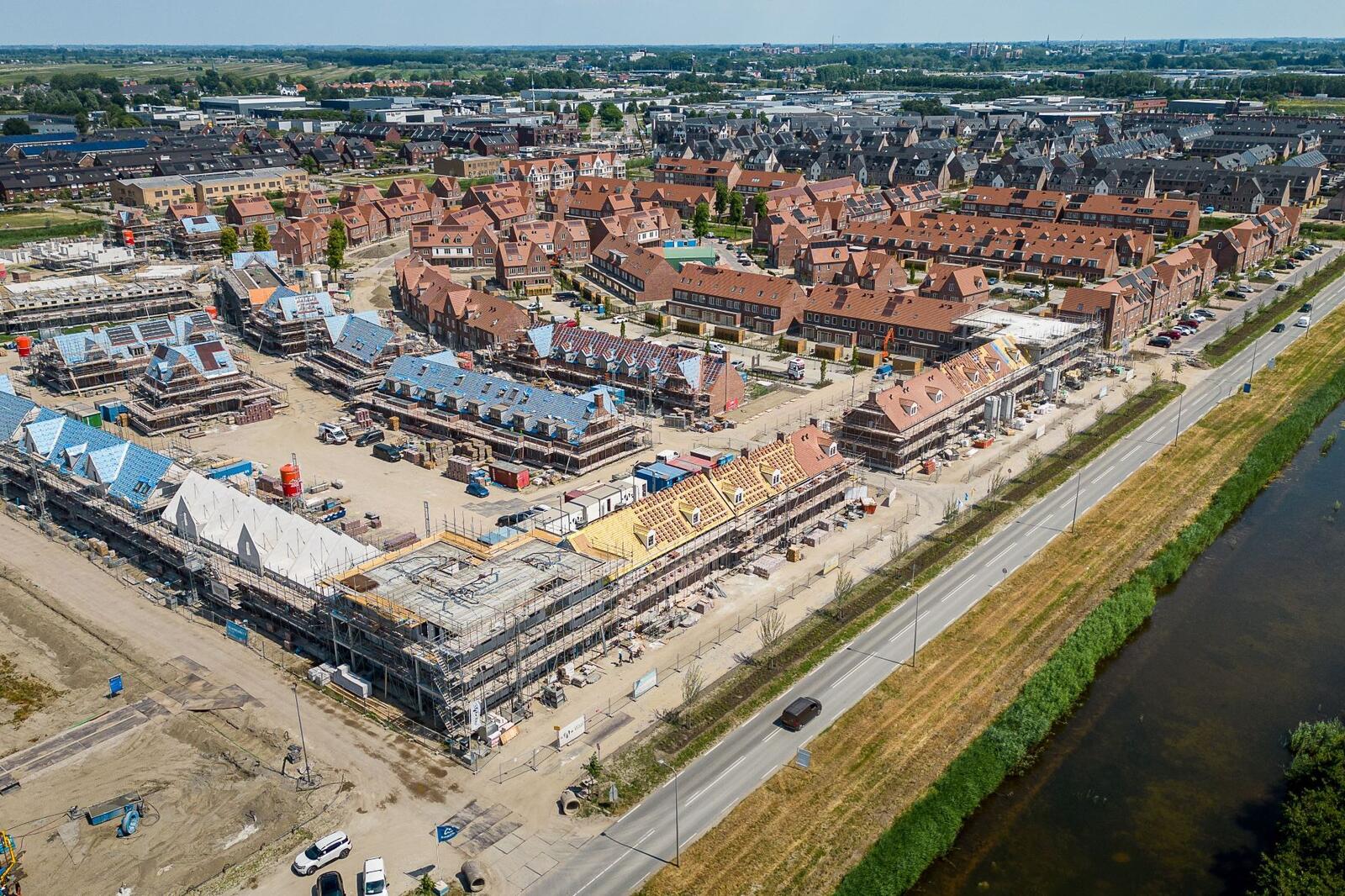 Woningen middenhuur Parkrijk in aanbouw