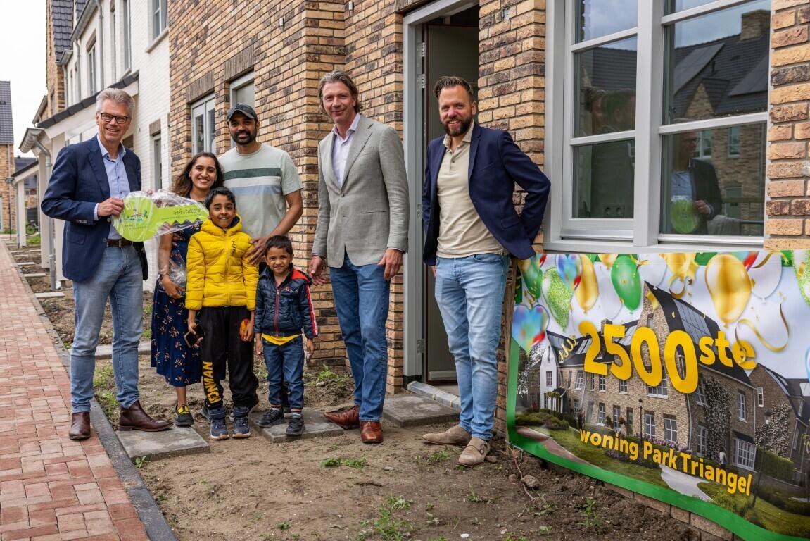2500 ste woning opgeleverd in Park Triangel